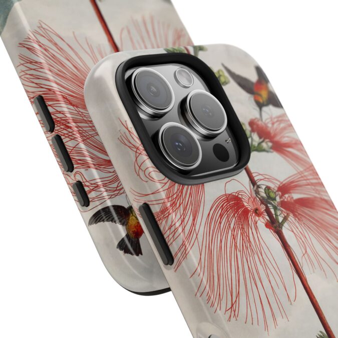 Sensitive Plant & Hummingbird Phone Case - Image 70