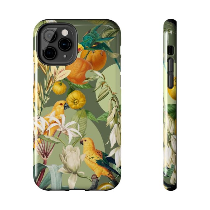 Parrots & Oranges Phone Case - Image 5