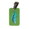 Aqua Fish Luggage Tag - Green