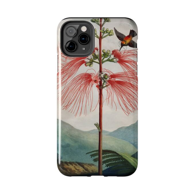 Sensitive Plant & Hummingbird Phone Case - Image 10