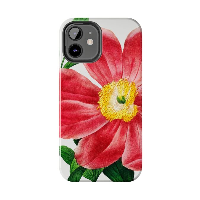 Soft Red Peony Phone Case - Image 14