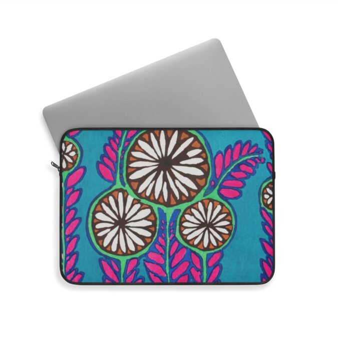 3 Abstract Flowers Laptop Sleeve - Image 8