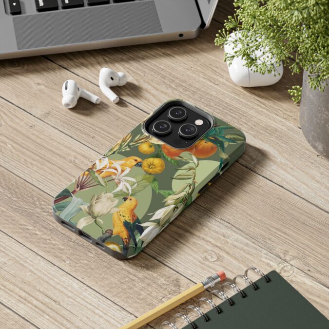 Parrots & Oranges Phone Case - Image 48