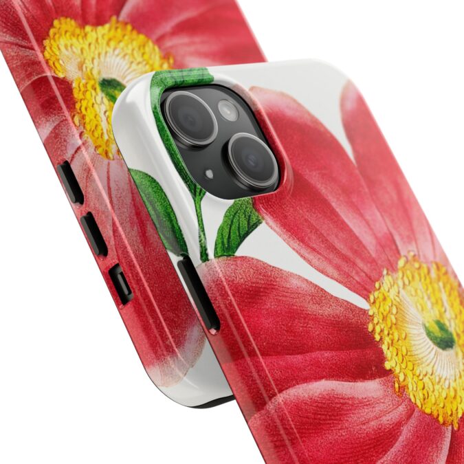 Soft Red Peony Phone Case - Image 62