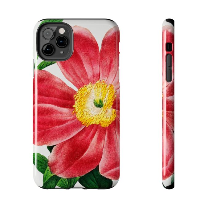Soft Red Peony Phone Case - Image 9