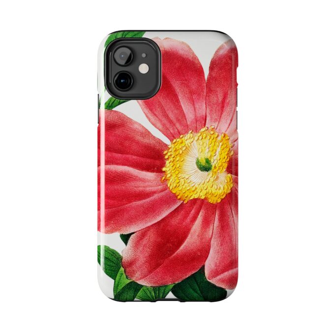Soft Red Peony Phone Case - Image 2