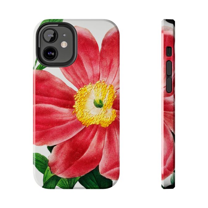 Soft Red Peony Phone Case - Image 17
