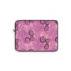 Abstract Spider Web Laptop Sleeve - Pink