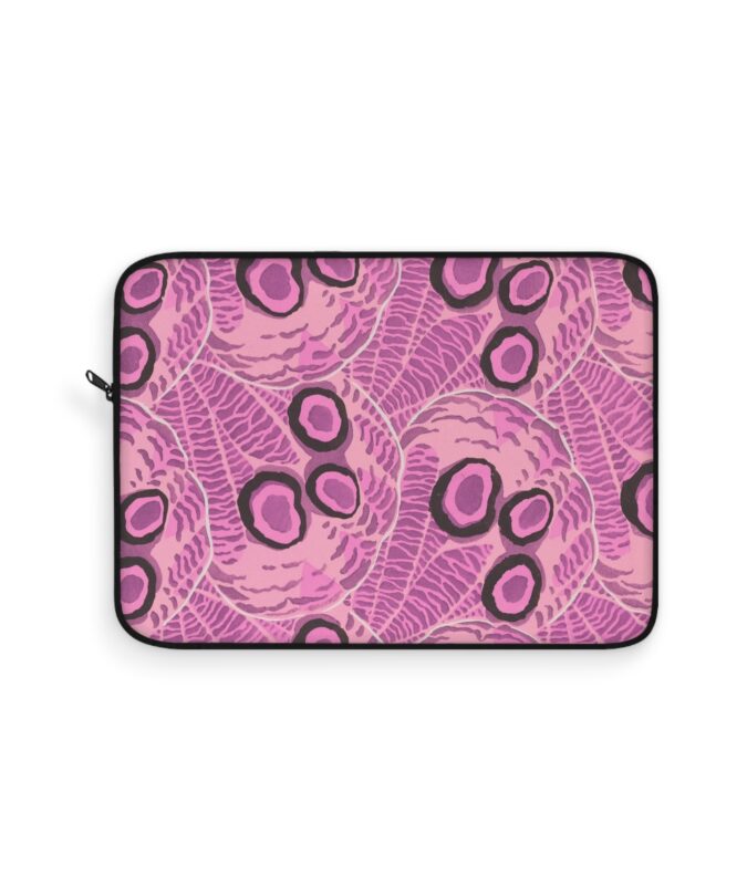 Abstract Spider Web Laptop Sleeve - Pink