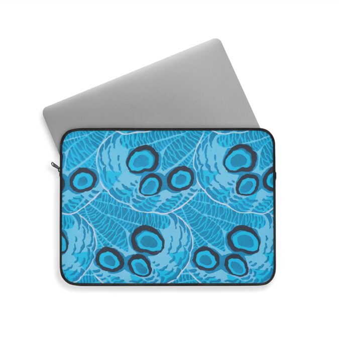 Abstract Spider Web Laptop Sleeve - Blue - Image 8