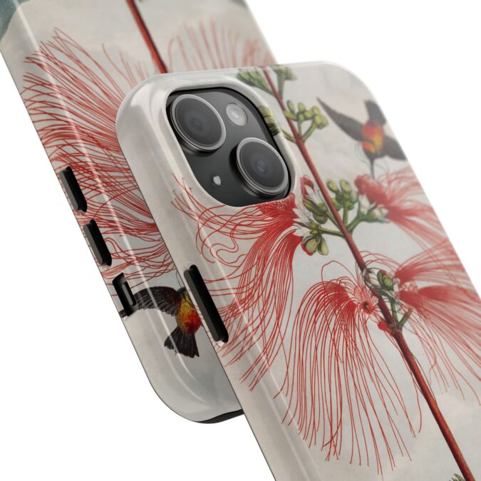 Sensitive Plant & Hummingbird Phone Case - Image 62