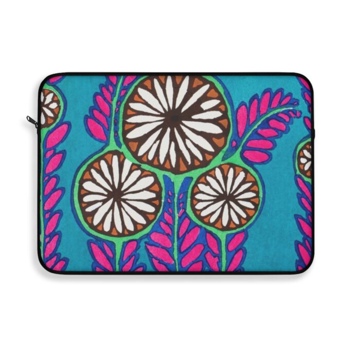 3 Abstract Flowers Laptop Sleeve - Image 7