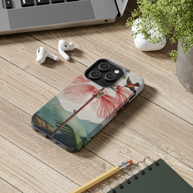 Sensitive Plant & Hummingbird Phone Case - Image 48