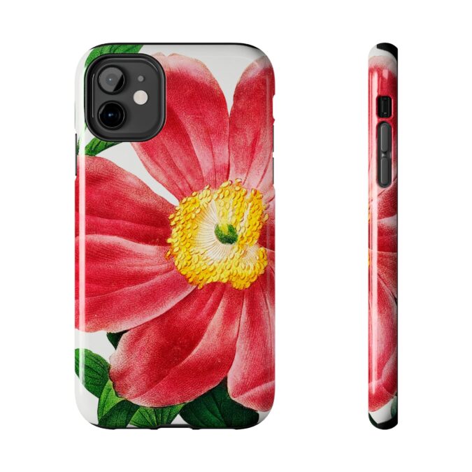 Soft Red Peony Phone Case