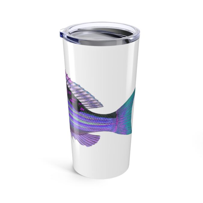Prion Tumbler  - Periwinkle on White - Image 4
