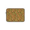 Marbled Laptop Sleeve - Orange, Lime Green & Black