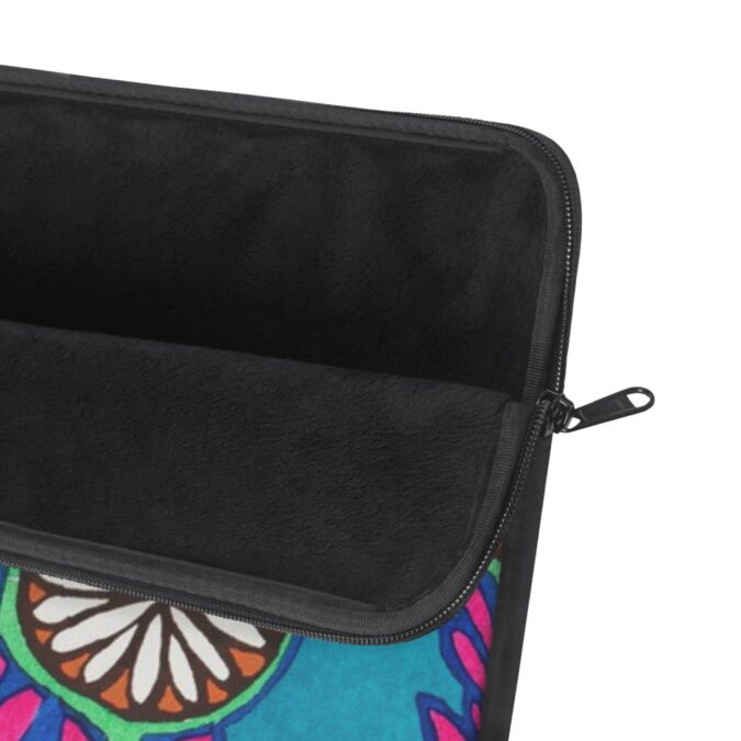 3 Abstract Flowers Laptop Sleeve - Image 9