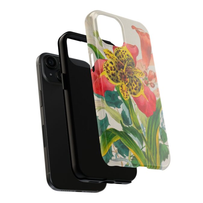 Peacock and Trumpet Flower Phone Case - Image 56
