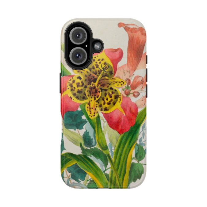 Peacock and Trumpet Flower Phone Case - Image 75