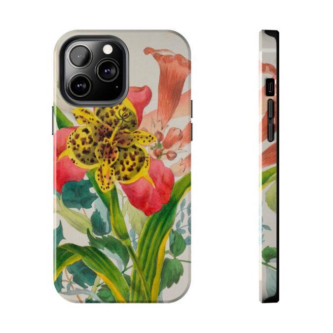 Peacock and Trumpet Flower Phone Case - Image 41