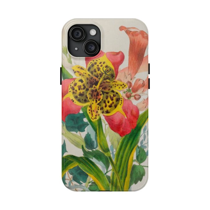 Peacock and Trumpet Flower Phone Case - Image 61