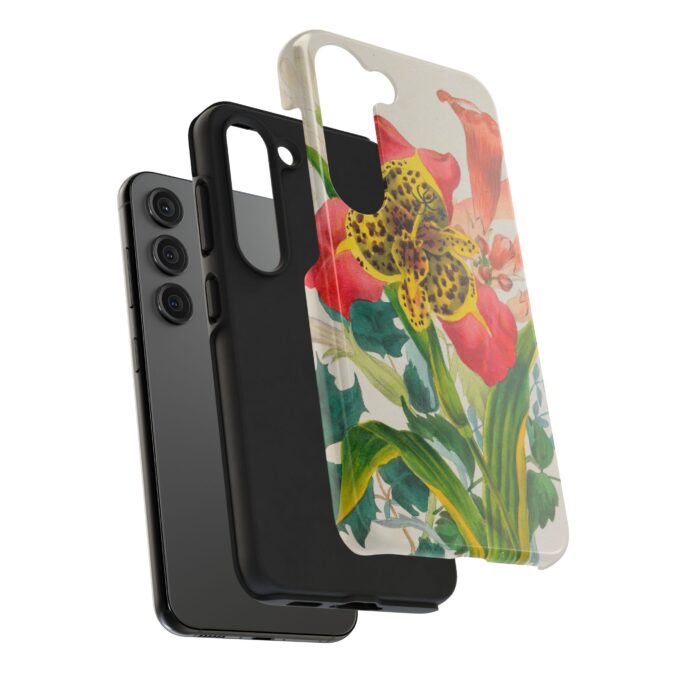 Peacock and Trumpet Flower Phone Case - Image 88