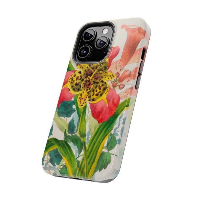 Peacock and Trumpet Flower Phone Case - Image 39