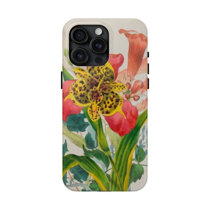 Peacock and Trumpet Flower Phone Case - Image 65