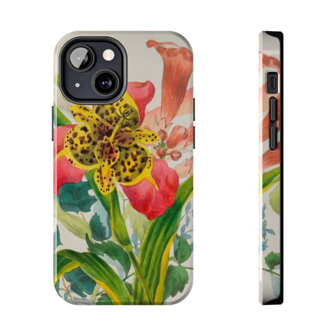 Peacock and Trumpet Flower Phone Case - Image 33