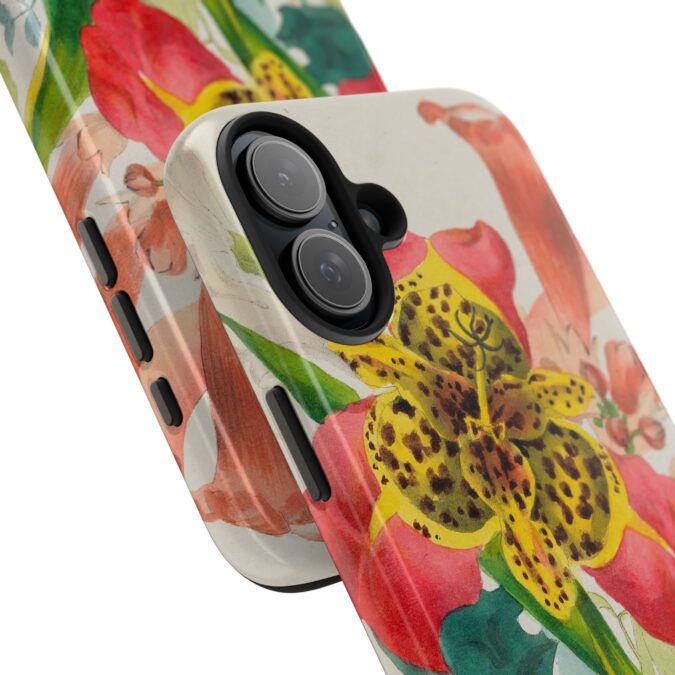 Peacock and Trumpet Flower Phone Case - Image 79