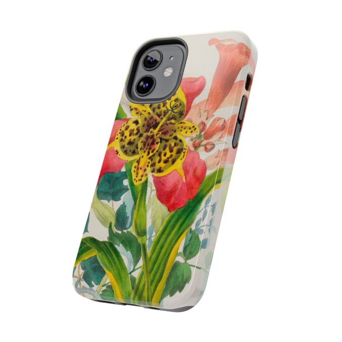 Peacock and Trumpet Flower Phone Case - Image 19