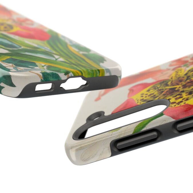 Peacock and Trumpet Flower Phone Case - Image 87