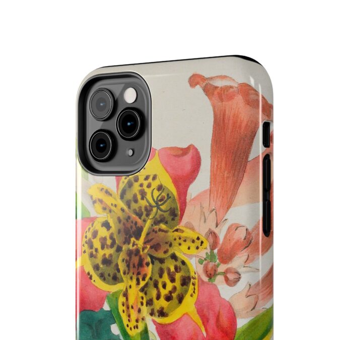 Peacock and Trumpet Flower Phone Case - Image 12