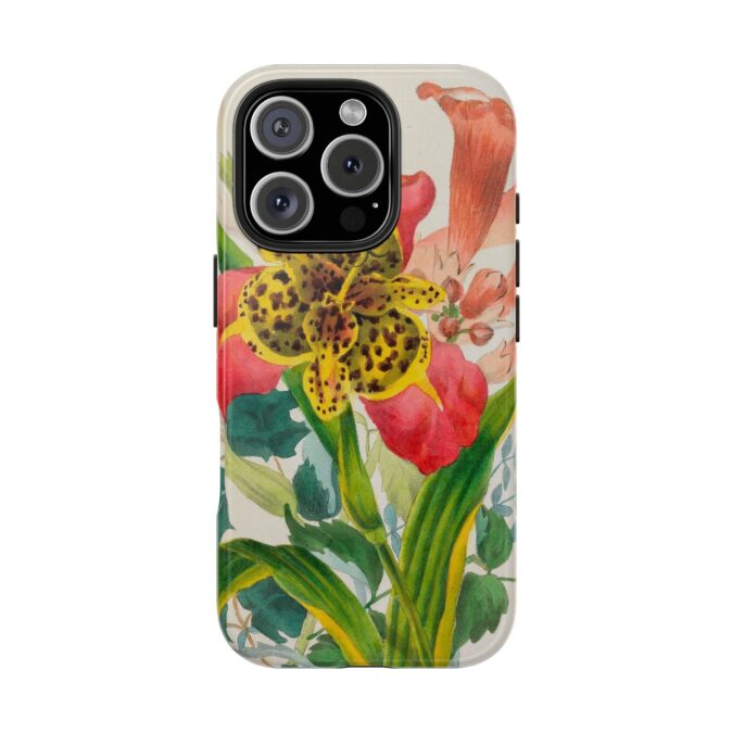 Peacock and Trumpet Flower Phone Case - Image 69
