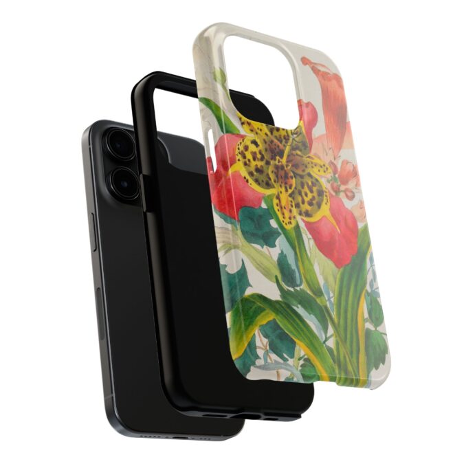 Peacock and Trumpet Flower Phone Case - Image 60
