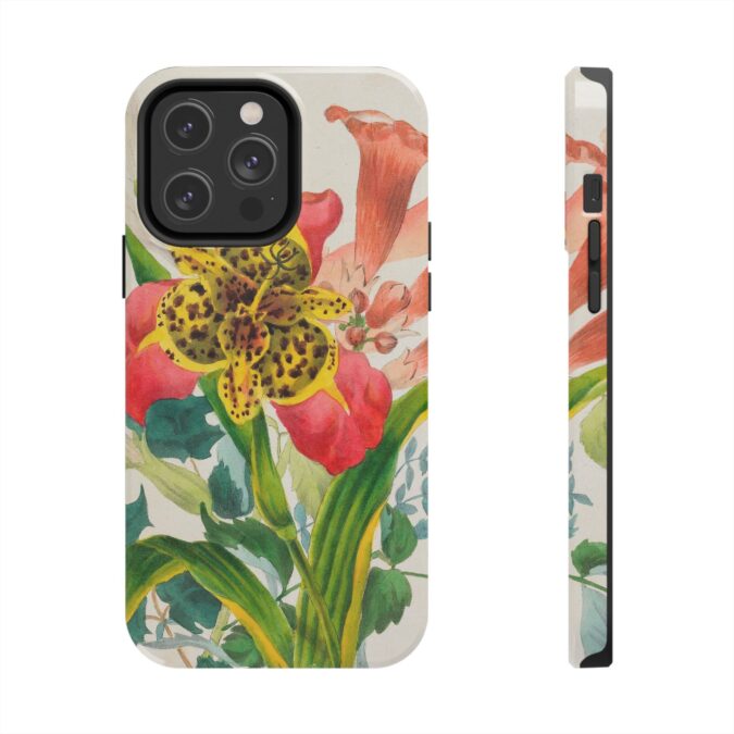 Peacock and Trumpet Flower Phone Case - Image 49