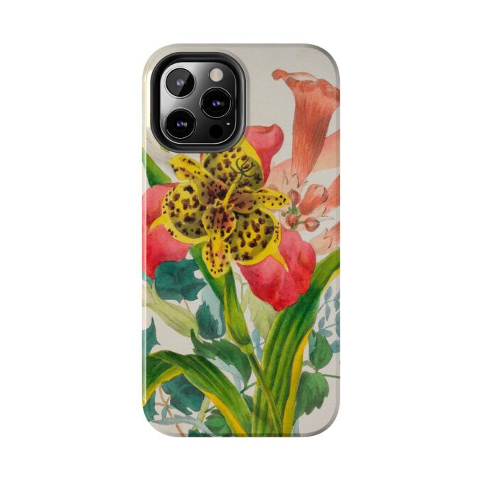 Peacock and Trumpet Flower Phone Case - Image 26