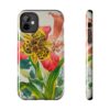 Peacock and Trumpet Flower Phone Case