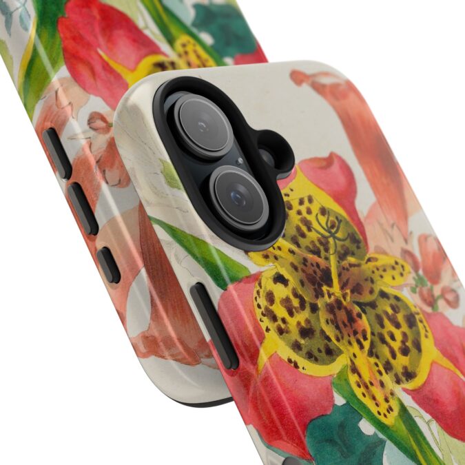 Peacock and Trumpet Flower Phone Case - Image 76