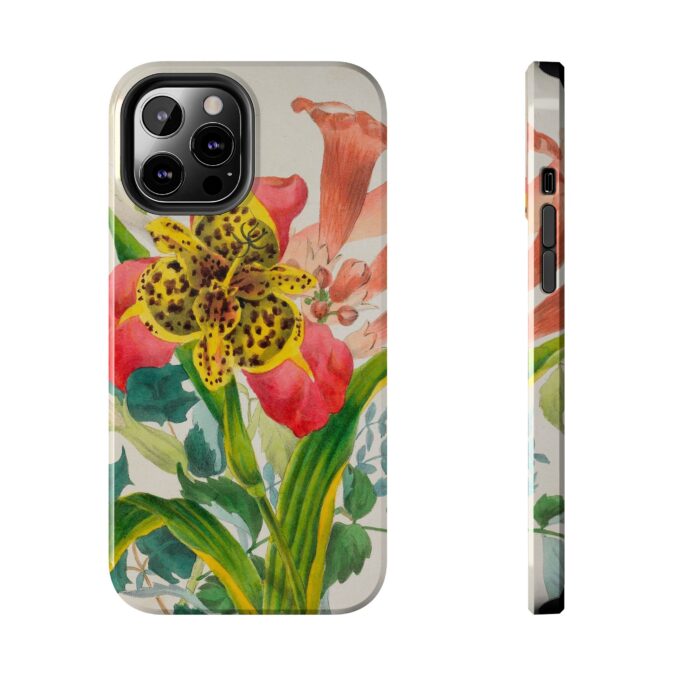 Peacock and Trumpet Flower Phone Case - Image 25