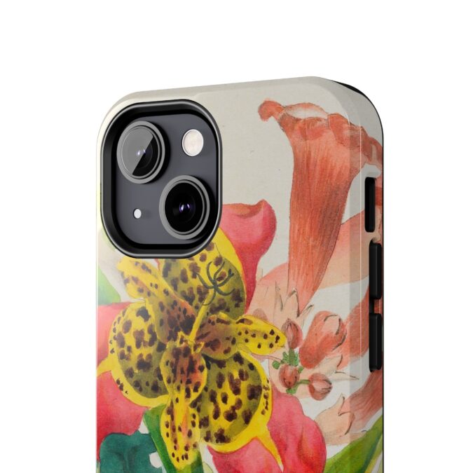 Peacock and Trumpet Flower Phone Case - Image 36