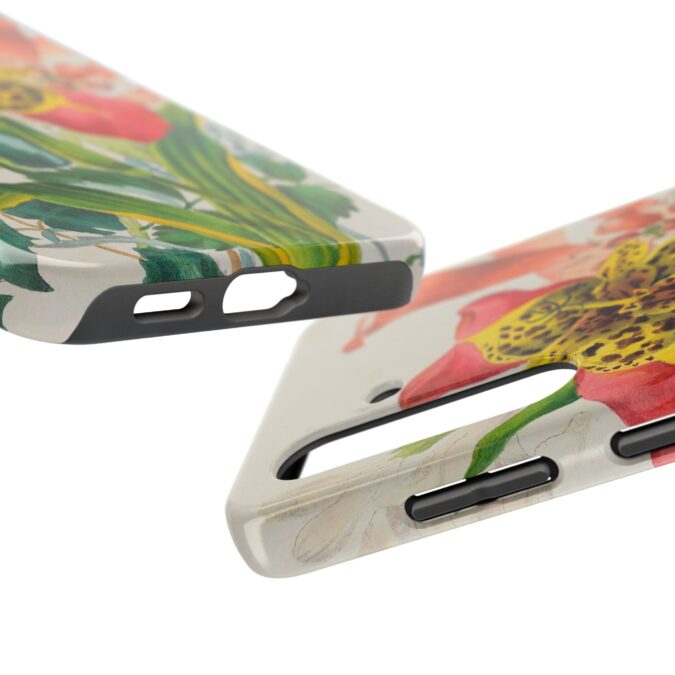 Peacock and Trumpet Flower Phone Case - Image 83