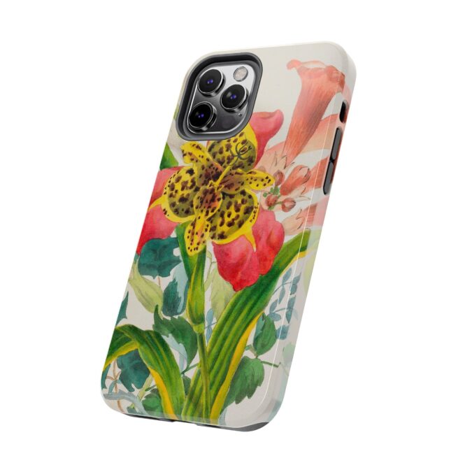 Peacock and Trumpet Flower Phone Case - Image 23