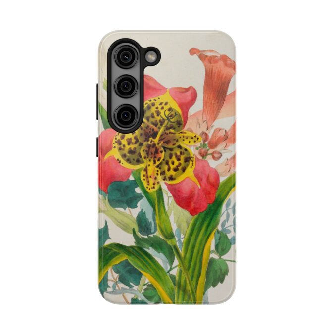 Peacock and Trumpet Flower Phone Case - Image 85