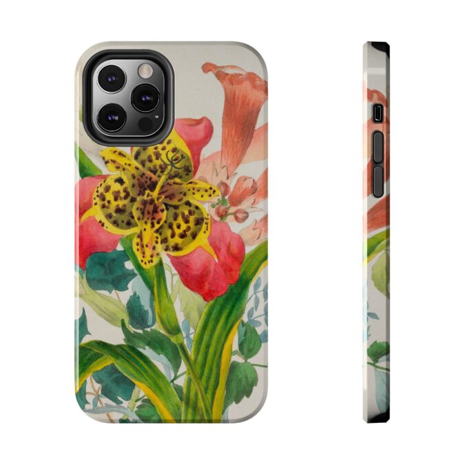 Peacock and Trumpet Flower Phone Case - Image 21