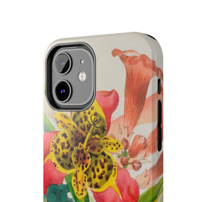 Peacock and Trumpet Flower Phone Case - Image 16