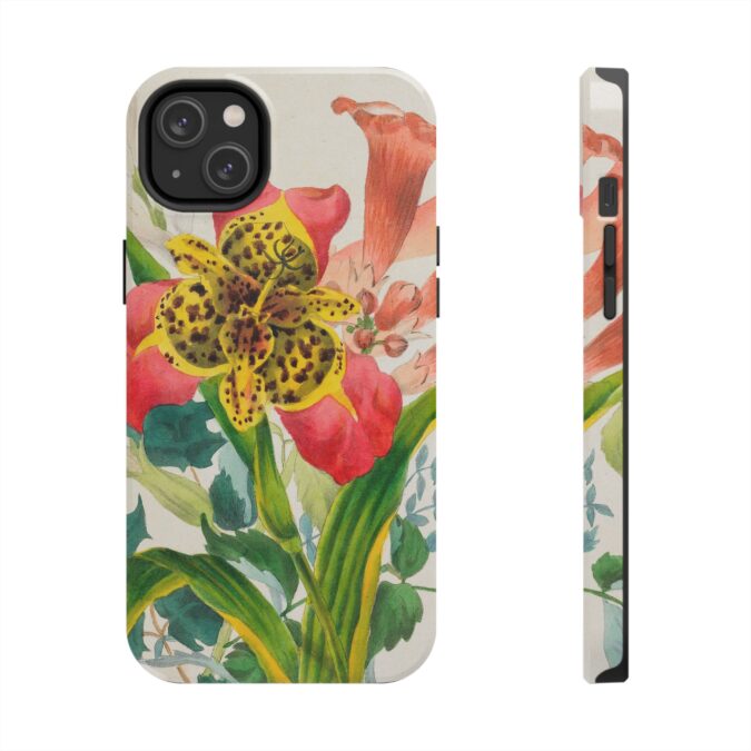 Peacock and Trumpet Flower Phone Case - Image 51