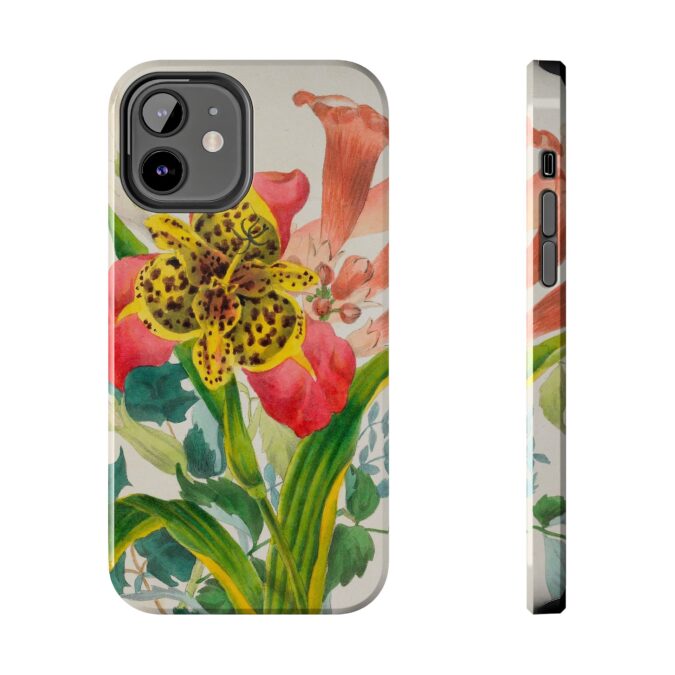 Peacock and Trumpet Flower Phone Case - Image 13