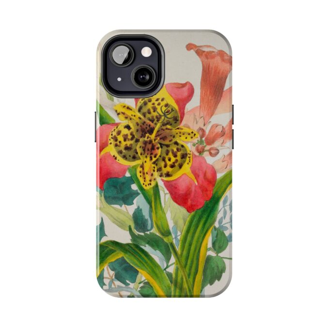 Peacock and Trumpet Flower Phone Case - Image 30