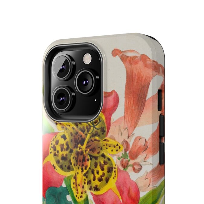 Peacock and Trumpet Flower Phone Case - Image 40